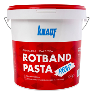 Шпатлевка 18кг профи ПАСТА Ротбанд KNAUF (33)