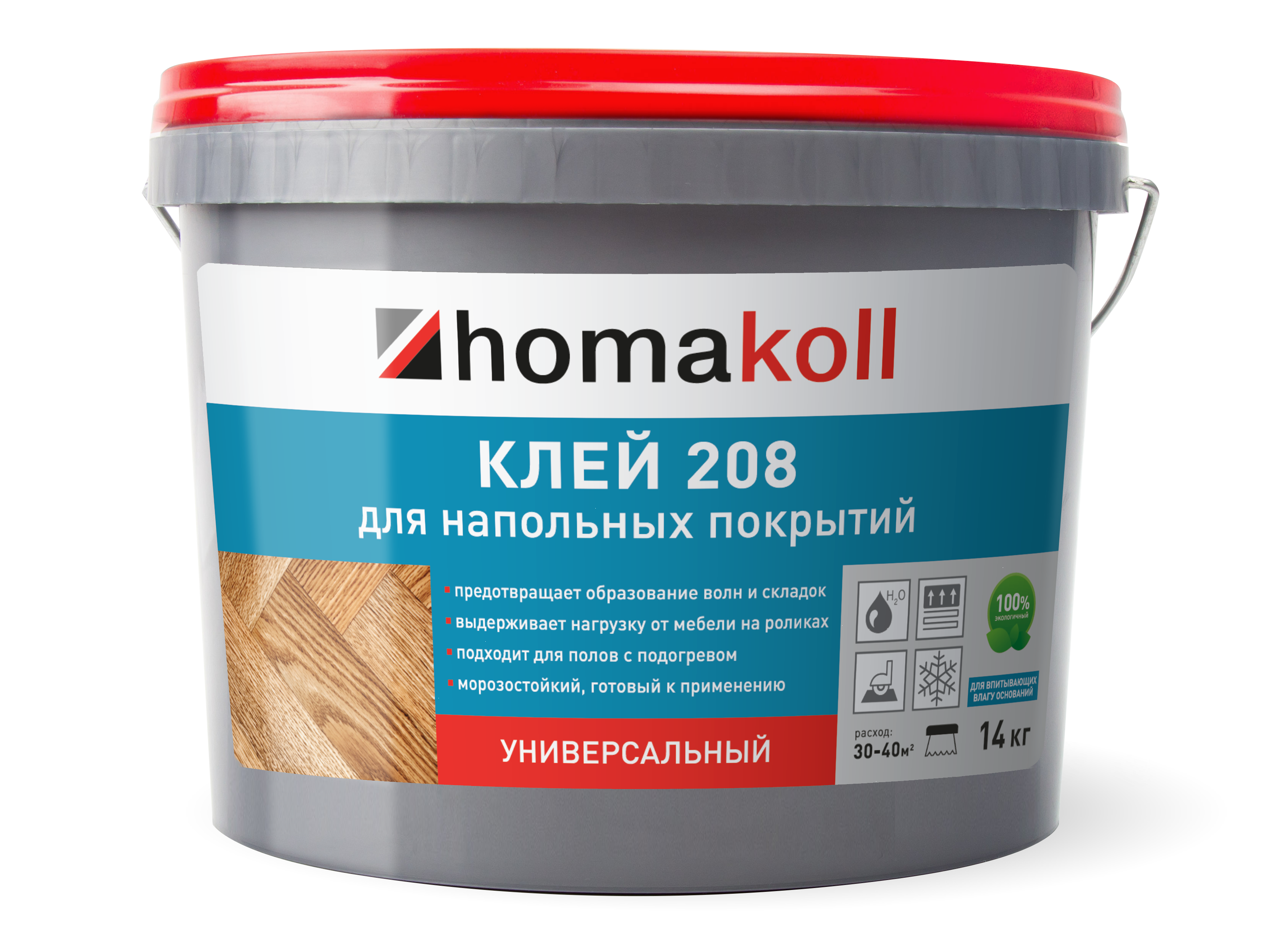 Клей Homakoll 208 4кг для нап.покрытий универсальный (1)