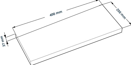 Полка настенная 40х25х3 7 белый ФОРА 1 4 2