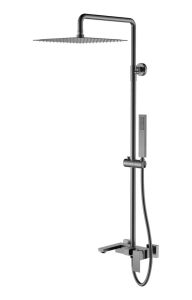 Стойка для душа QUBIC Gun Metal