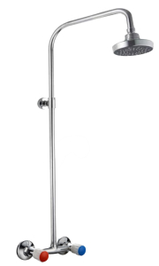 Душевая система со стойкой, махов пласт., резина