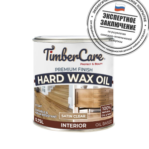 Защитное масло с тверд. воском TimberCare Hard Wax Oil (цвет: Орех/English Color),банка 0,175л (6)