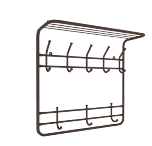 Вешалка 2х ярусная 60 (Коричневый)
