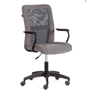Кресло STAFF [флок/ткань, серый, 29/W-12]