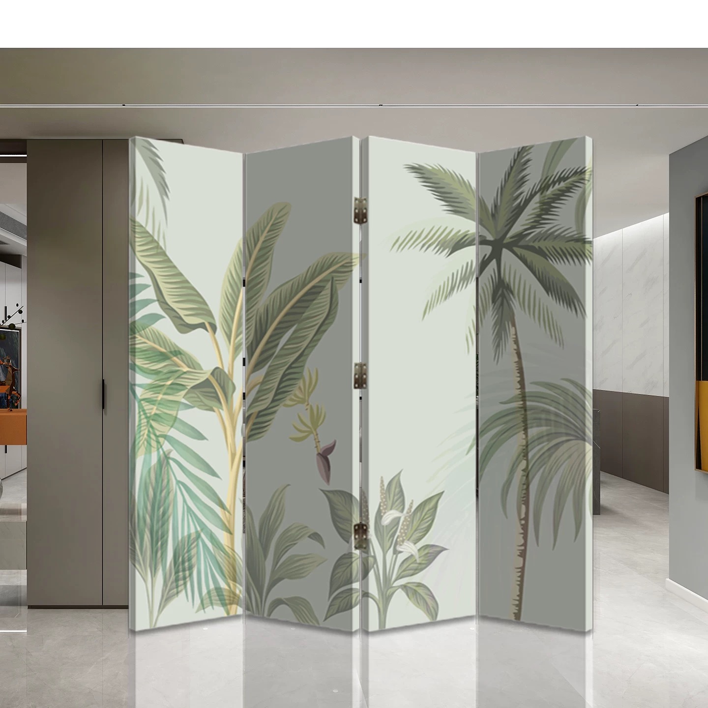 ширма листья