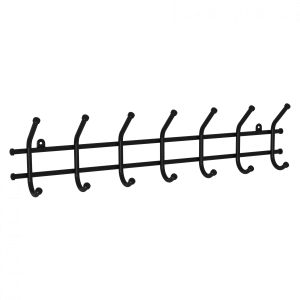 Вешалка "Норма 7" (Черный)