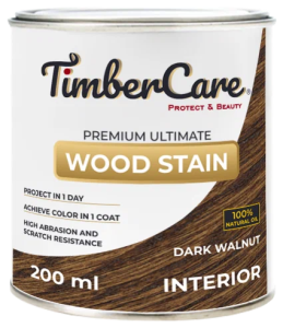 Тонирующее масло TimberCare Wood Stain Темный орех 0,2л (6)