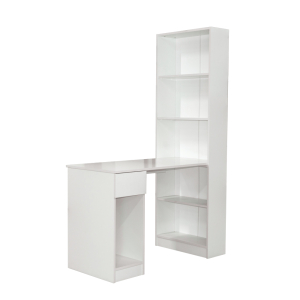 Шкаф Лайт комбинированный 10.01 (Белая гладкая 101)