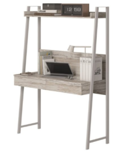 Стол письменный Ст025.0_120 УНИКУМ (ЛДСП Артвуд темный/МЕТАЛЛ Серый Муар (0155/0170))