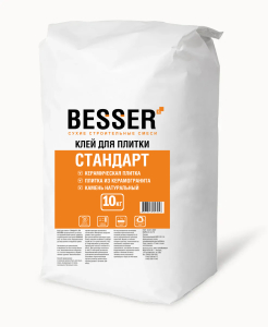 Клей для плитки «Стандарт» ТМ BESSER 10 кг (1)