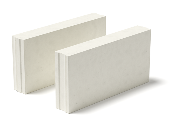 Плита перегородочная силикатная полнотелая 500х248х80мм ГОСТ 379-2015 (60)