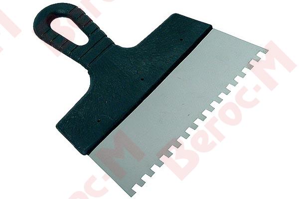 Шпатель нерж 150мм зуб 6х6мм (20)