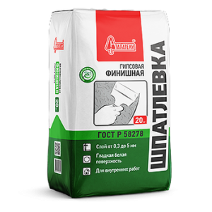 Шпатлевка 20кг финишная  гипсовая  Старатели (77)