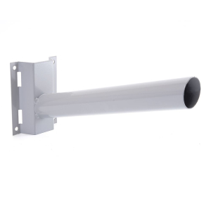 Кронштейн на столб под бандажную ленту 122*150*400мм, d48mm, серый, ДС-4(_10_)