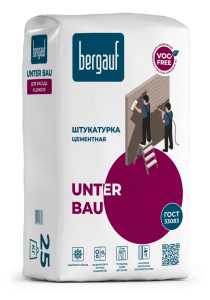 Штукатурка 25кг  цементная Unter Bau BERGAUF (56)