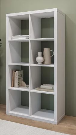 Стеллаж Фора 8 (77х147х38, белый)