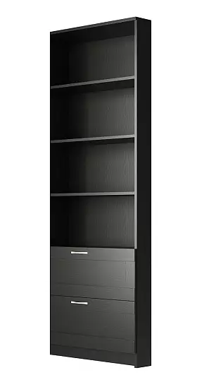 Стеллаж СИРИУС 2 ящика 78х190 Дуб Венге RU