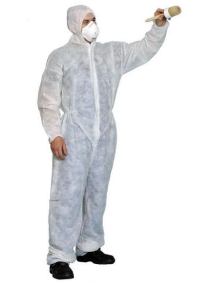 Комбинезон защитный с капюшоном, размер "XL,L", (25)
