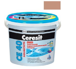 Затирка Ceresit CE 40 2кг Светло-коричневый (12)