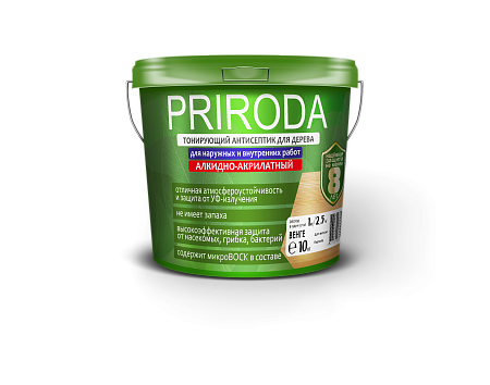 Антисептик для дерева ПРИРОДА ВЕНГЕ (1 кг) (6)