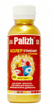 Паста колер.универс."Palizh" STANDART 120гр, золото (6\36)