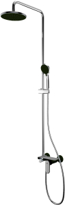 Душевая система со смесителем Calorie 40мм черный (1)