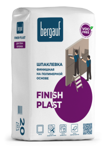 Шпатлевка 20кг финишная  полимерная Finish PLAST BERGAUF (64)