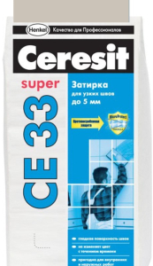 Затирка Ceresit CE 33 2кг Серый (12)