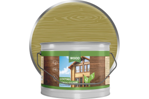 Состав Farbitex Профи Защитно-красящий д/дерева Тик Полуматовый 2,7л (4)